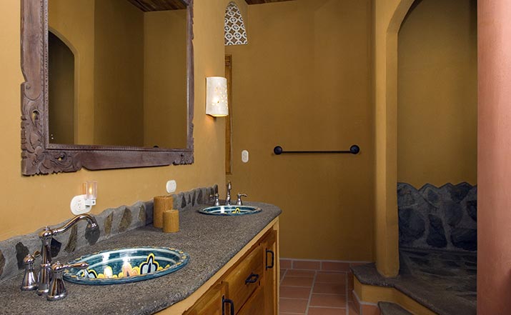 Mexican Villa bathroom